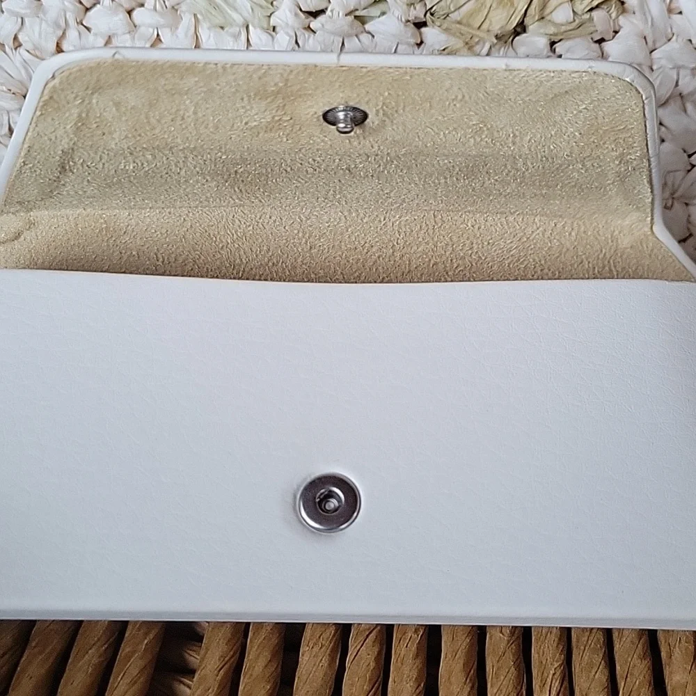 Michael Kors, white hard, sunglass, eyeglass case